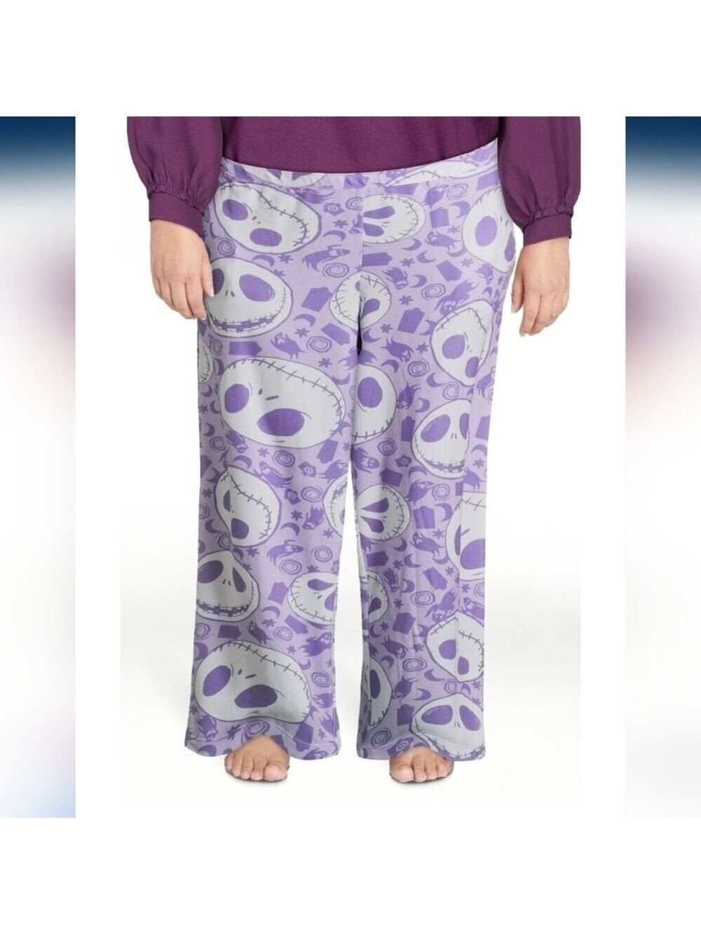 Nightmare before Christmas woman's sleep pants with pockets size 2x